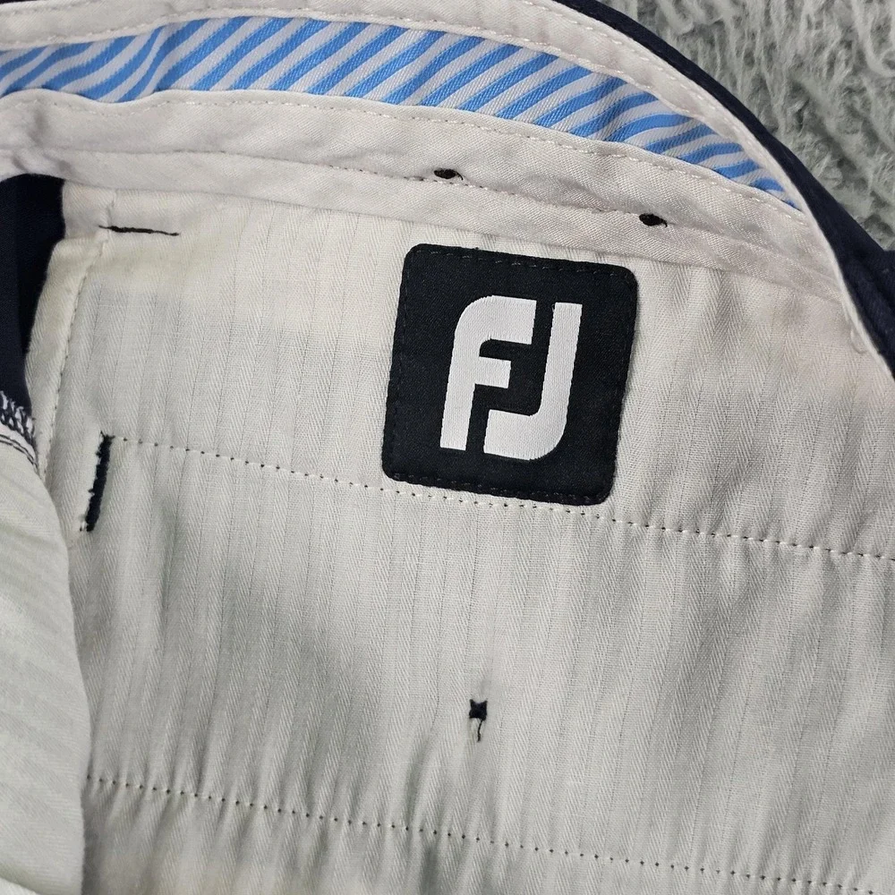 FootJoy Pants Mens 38x32 Blue Chino Golf Performance Stretch‎ Polyester